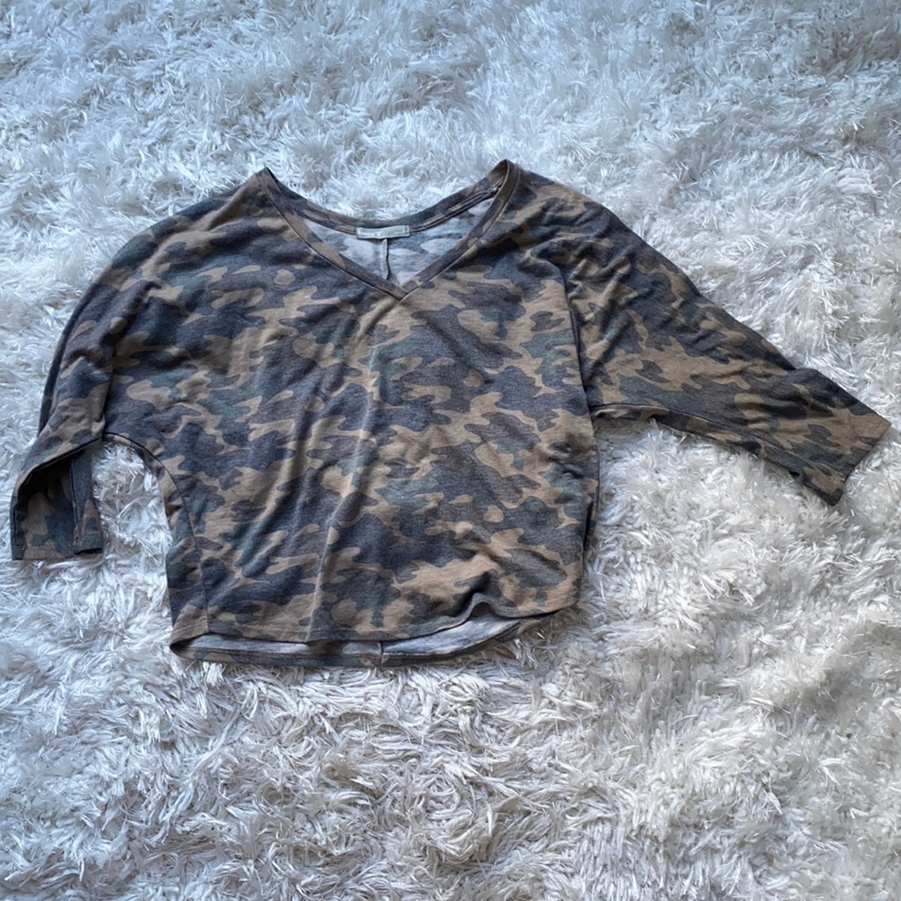 Over-sized Camo Top